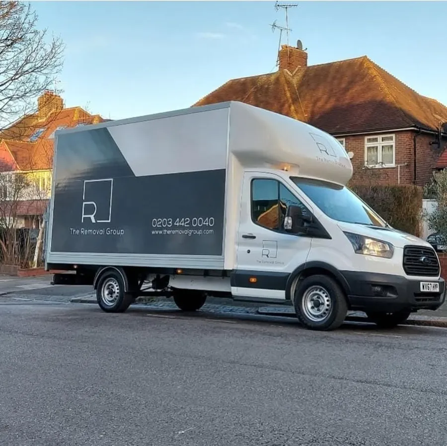 The Removal Group van on a London street